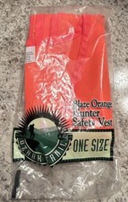 Ozark Trail Blaze Orange Safety Vest, One Size, Made In USA