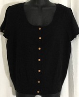 Style & Company Womens Sweater Size Large Black 285