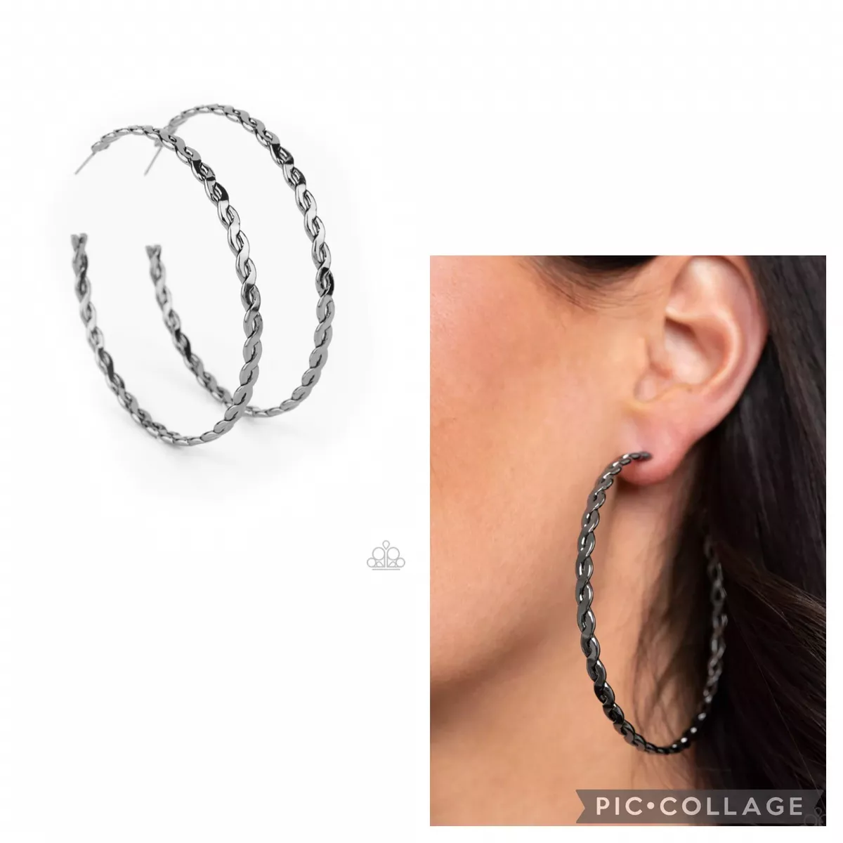 Gunmetal online earrings paparazzi