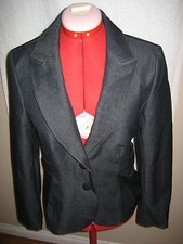 Classiques Entier Womens BLUE DEMIN LIKE SZ 6 Long Sleeve Jacket