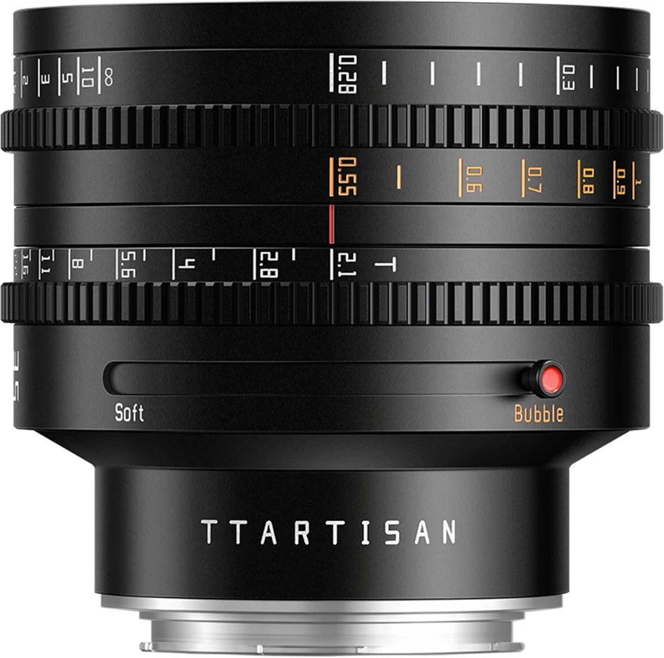 Lente de cine TTArtisan 35 mm T2.1 Full Frame Prime para Canon Sony Nikon Fuji montura L Foto 3 de 4