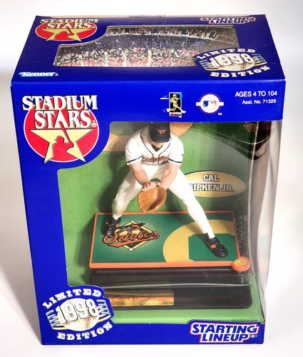 1998 Starting Lineup Stadium Stars Cal Ripken Jr Baltimore Orioles Kenner Figure - Picture 14 of 19