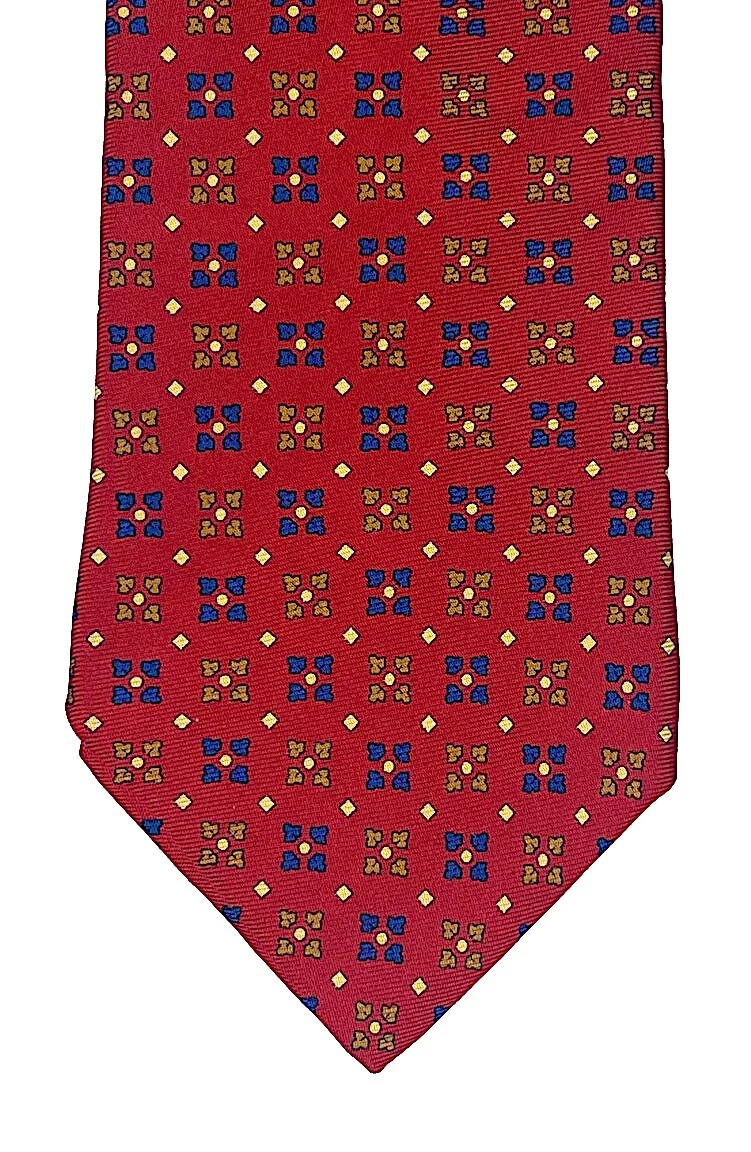 100% Geométrica Salvatore Ferragamo Gravatas de seda para Homens