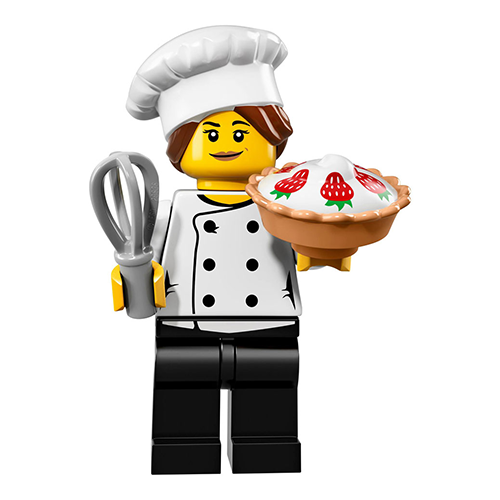 LEGO SERIES 17 MINIFIGURE LADY GOURMET CHEF 71018