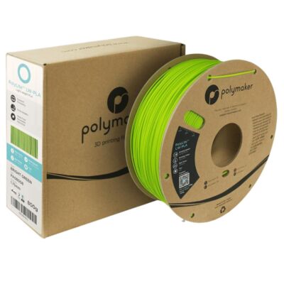 LW PLA Polymaker Polylite Filament Bright Green 1,75mm 800g 3D Druck