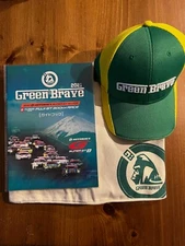 Super GT 2021 Green Brave - Hat, Bag, Brochure & Ear Buds/Radio Set