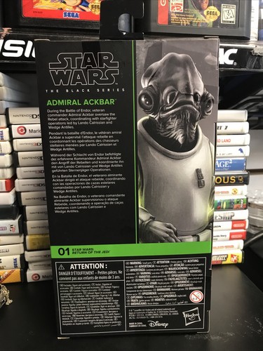 Star Wars Black Series Return of the Jedi Admiral Ackbar - Picture 2 of 2