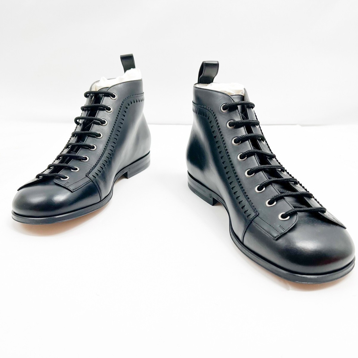 Gucci Brogue Jakarta Ankle Boot with Perforated Details  display picture 1