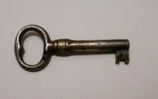 Vintage Open Hollow Barrel 1-7/8" Key Jewelry Furniture Luggage No #