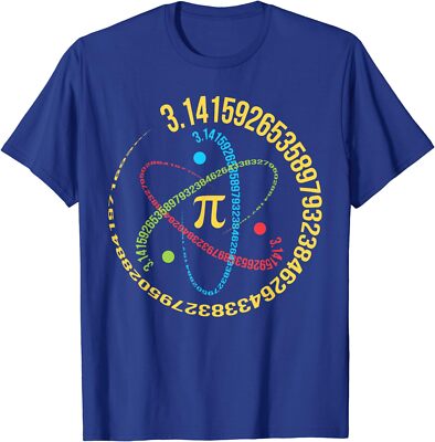 Funny Pi Day Spiral Pi Math Tee for Pi Day Groovy Unisex T-Shirt