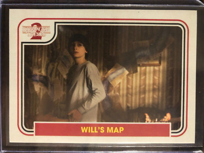 2019 Topps Stranger Things 2 #S-13 Will's Map Scene Sticker Card