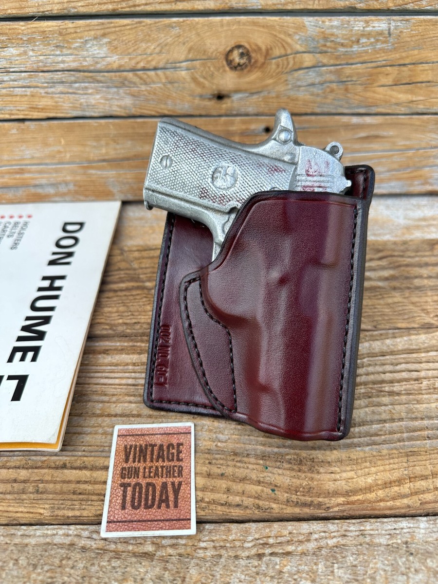 Vintage Don Hume Brown Leather 002 60-1 Pocket Holster for Colt