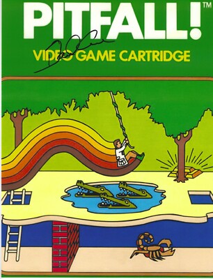 DAVID CRANE Signed 8.5 x 11 Photo PITFALL Video Game Creator Programmer VINTAGE
