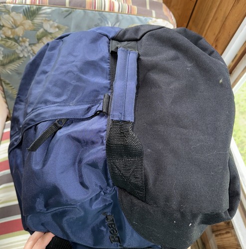 LL Bean X-Large Navy Blue & Black Adventure Duffel Bag - Picture 4 of 7