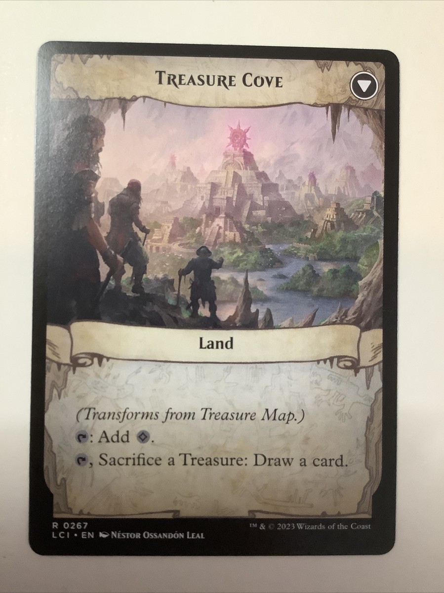 Treasure Map Treasure Cove MTG LCI #267 DFC Artifact | eBay