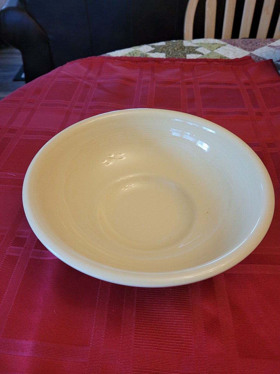 Fiestaware Pedestal Serving Bowl in Pale Yellow