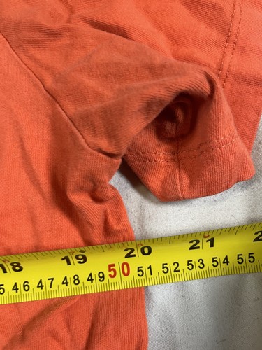 The Nike Tee Mens Pullover T-Shirt Shirt Size XL Orange Box Logo Short Sleeve - Picture 6 of 6