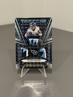 2023 Obsidian Tyjae Spears Trifecta sick patch 1/1