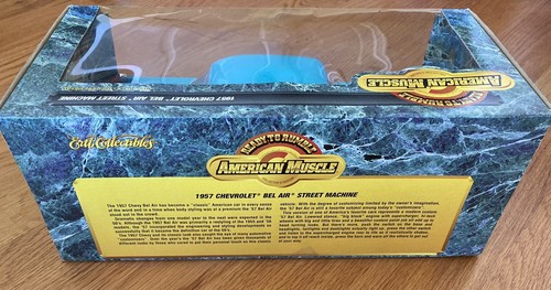 Ertl 1957 Chevrolet Bel Air Street Machine Ready To Rumble Car 1:18 Diecast NIB - Picture 5 of 6