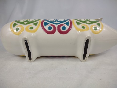 Vintage Hors D' Oeuvres Appetizer Toothpick Holder Pig Cocktail Party Retro - Picture 8 of 12