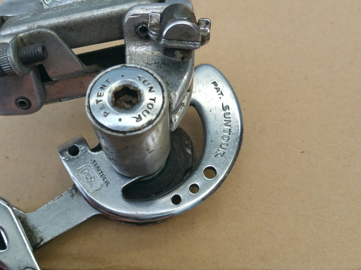 Vintage 1st Gen Suntour V-GT Short Cage Rear Derailleur 5 6 Speed