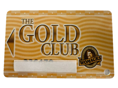 Womacks Casino Hotel Player Gold Club Rewards Slot Card Cripple Creek, CO