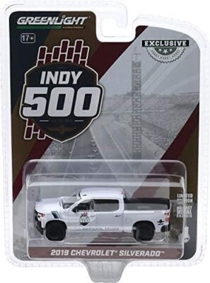 GREENLIGHT 1/18 - Pick-up GMC Sierra - 65th Indianapolis 500 - Gris