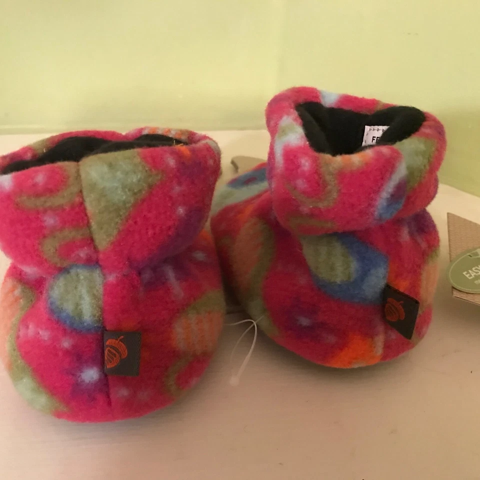 Bellota Infantiles Tela Suave Multicolor Sin Cordones Bebé Cuna Zapatos Talla 6-12 Meses Foto 3 de 4