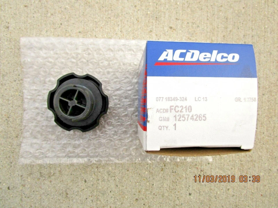 GM CHEVY 12574265 ACDELCO FC210 FC-210 TAPA DE LÍQUIDO DE LLENADO DE ACEITE DE MOTOR OEM NUEVO Foto 3 de 3