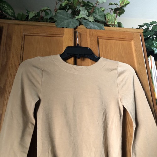 Vintage Wolford Opaque Naturel Long Sleeve Bodysuit Stretch Women’s Small *RD - Picture 3 of 12