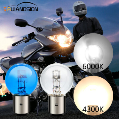 Ruiandsion BA20D Halogen Light Bulb 6V 12V 45/40W For Motorcycle Headlight