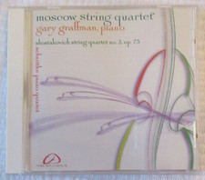 Moscow String Quartet - String quartet no. 3 in F major, op. 73 (CD, 1998) VG+