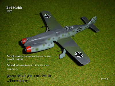 Focke Wulf Fw 190 TL III ''Sturmfäger'' 1/72 Bird Models Mixed Kit / Mixed Kit