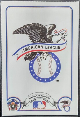 1987 Smokey Bear's Fire Prevention Team MLB Anerican League #16 Be A Team Player