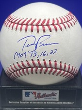 TERRY FRANCONA CLEVELAND INDIANS MOY 13,16,22 SIGNED OML BASEBALL