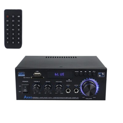 Baoblaze Mini Audio Verstärker 12V - 180W Stereo Endstufe Für Auto Und Heim