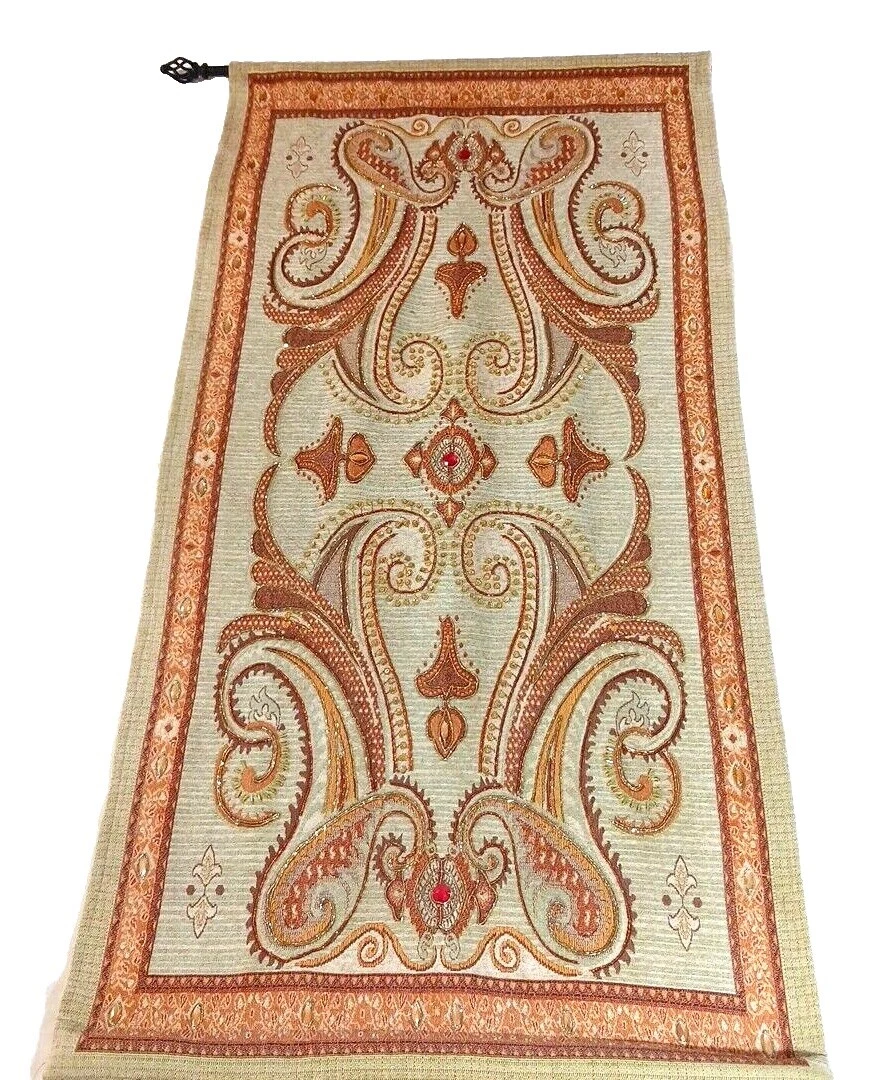 Paisley 100% Cotton Needlepoint Tapestries