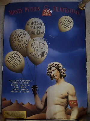 filmplakate original gerollt Monty Python 24 Jahre Filmfestival 59x83,5