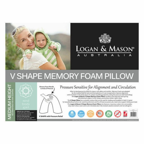 Logan \u0026 Mason V-Shaped Memory Foam 