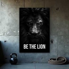 Motivational Gym Wall Art - Inspirational Quotes for Office Decor