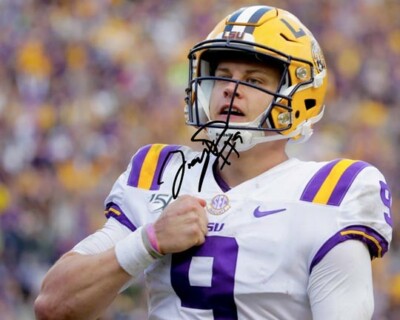 Joe Burrow LSU Tigers Football Signed 8X10 Photo Rp Louisiana