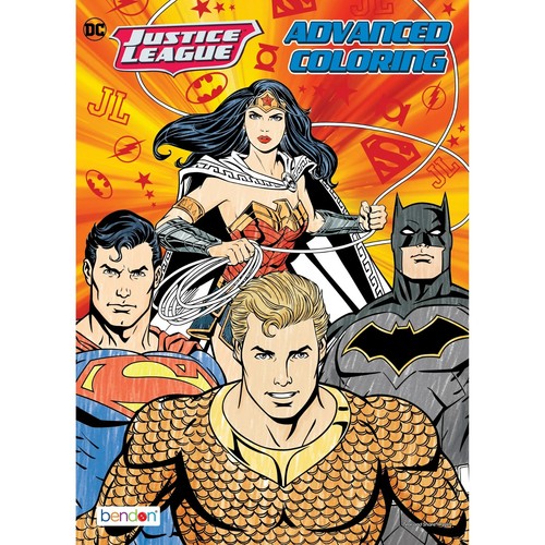 Justice League Advanced Coloring Book 40-Pages DC Comics by Bendon Made in USA - Picture 2 of 11