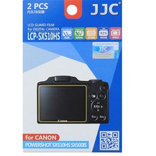 JJC LCP-SX510HS polycarbonate LCD Film Screen Protector For Canon SX510 SX500 2p