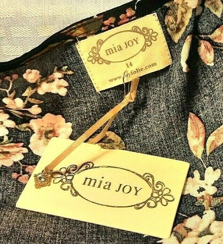 Joyfolie Mia Joy Katherine Floral Duster Girl's Oversize Sz 14 - Women's Sz S - Picture 8 of 10