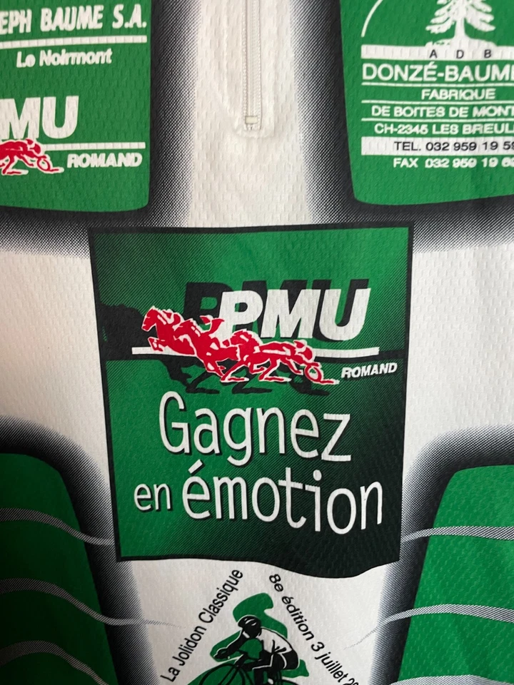 Camisa de ciclismo Bergamo verde poliéster para hombre talla M Foto 4 de 4