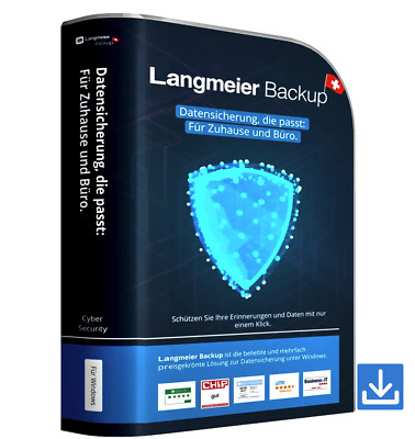 Langmeier Backup Essentials | 1 PC|Dauerlizenz + 5 Jahre Maintenance|eMail|ESD