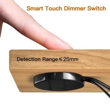 Holzpaneel-Ber&uuml;hrungssensor Steuerung Handkehr Touch-Dimmer 25mm Durchdringbarer