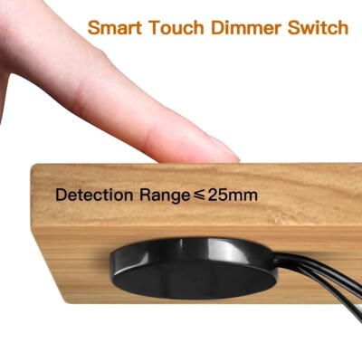 Holzpaneel-Berührungssensor Steuerung Handkehr Touch-Dimmer 25mm Durchdringbarer