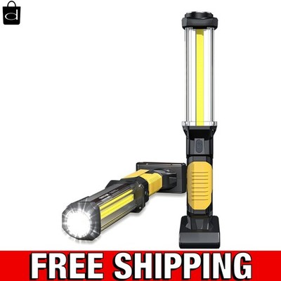 Versatile Rechargeable COB LED Work Light with Hook - Perfect for Every Task