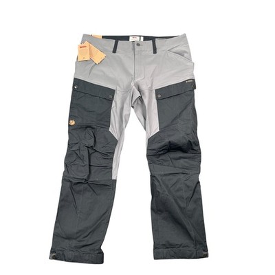 Fjallraven Keb Trousers Men 42x32 Iron Grey-Grey G-1000 Trekking